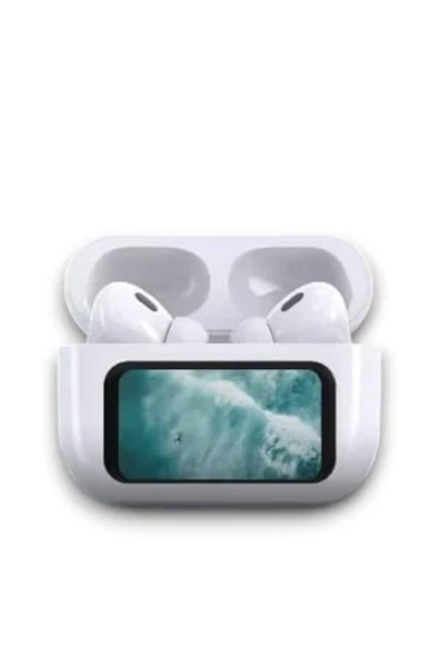 SAYARMARKT En Yeni AiPods Pro Ekranlı Kulaklık Aktif Gürültü Engelleyici ürün görseli 1