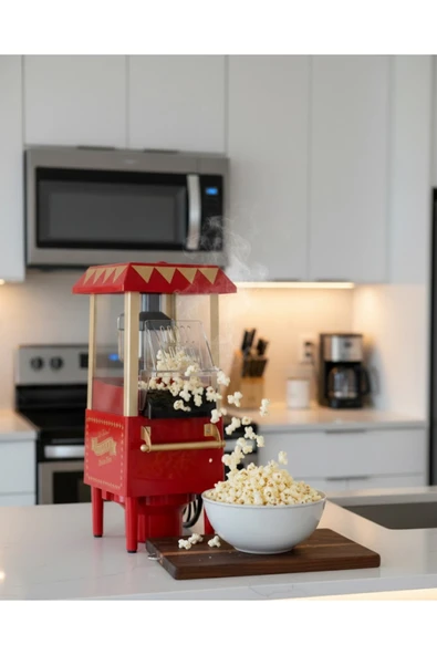 SAYARMARKT Sağlıklı Atıştırmalıklar İçin Yağsız Popcorn Makinesi ürün görseli 1