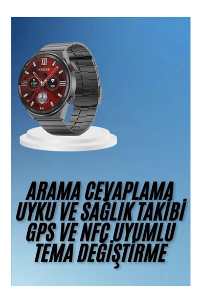SAYARMARKT Çağrı Cevaplama Sesli Asistan Çoklu Dil Desteği 5.0 Bluetooth Akıllı Saat ürün görseli 1