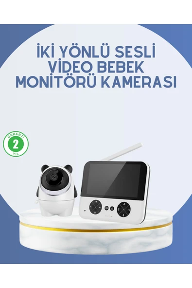SAYARMARKT Kablosuz Bebek Monitörü 720P Görüntü ve Geniş Ekran ürün görseli 1