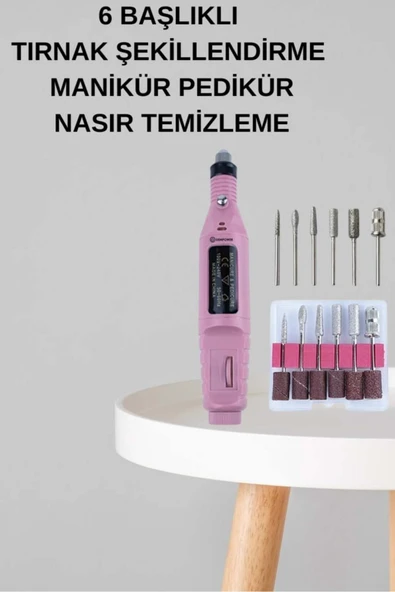 SAYARMARKT Tırnak Bakımı İçin Elektrikli Pedikür Manikür Cihazı ürün görseli 1