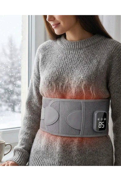 SAYARMARKT 3 Kademe Isıtmalı ve Titreşimli Bel Destek Kemeri Ergonomik Tasarım ürün görseli 1