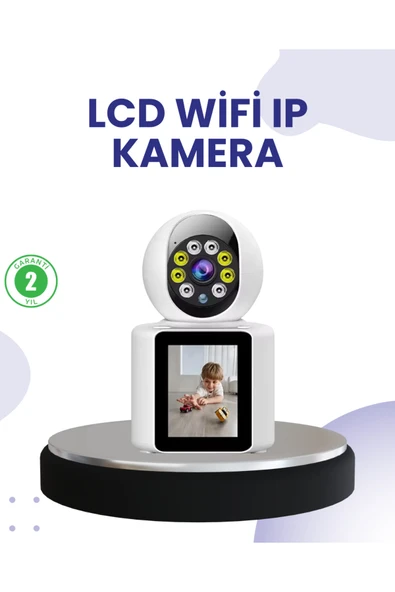 SAYARMARKT WiFi İç Mekan Kamera 2K Gece Görüşlü Çift Yönlü Görüntü Konuşma Destekli ürün görseli 1