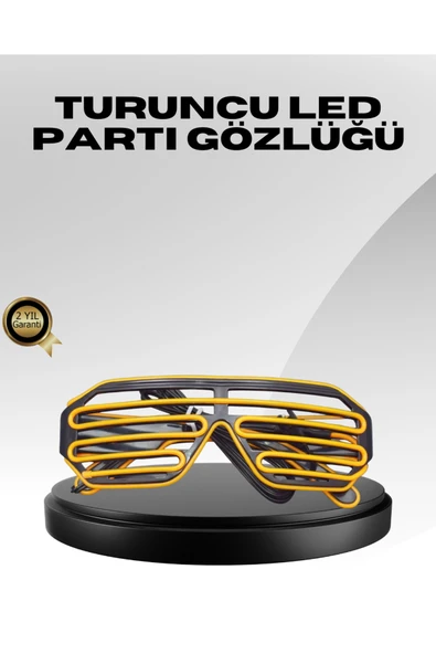 SAYARMARKT Işıklı Tasarımlı LED Gözlük Eğlence Aksesuarı ürün görseli 1