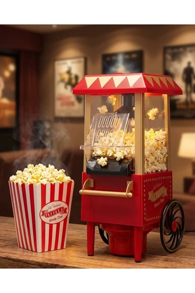 SAYARMARKT Yağsız Popcorn Makinesi Sıcak Hava ile Hızlı Patlatma ürün görseli 1
