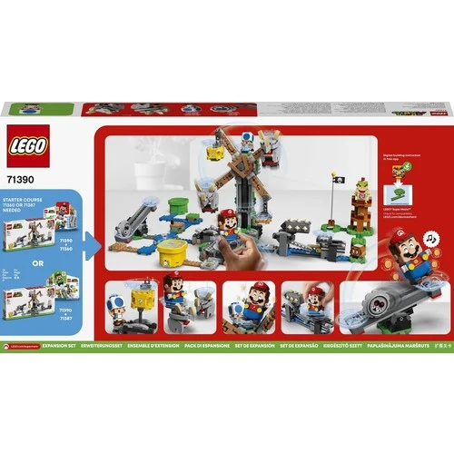 LEGO Super Mario 71390 Reznor Knockdown - Resim 4