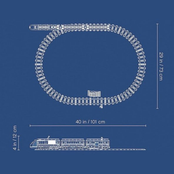 LEGO City 60197 Passenger Train - Resim 7