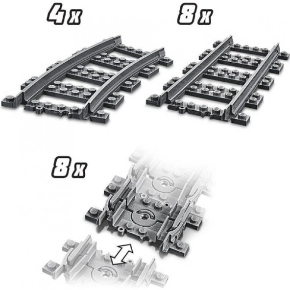 Lego City 60205 Tracks - Resim 6