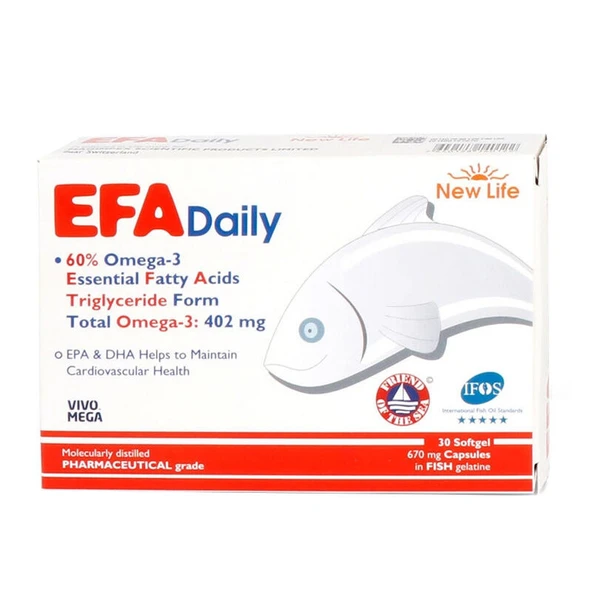 New Life EFA Daily Takviye Edici Gıda 30 Kapsül ürün görseli 1