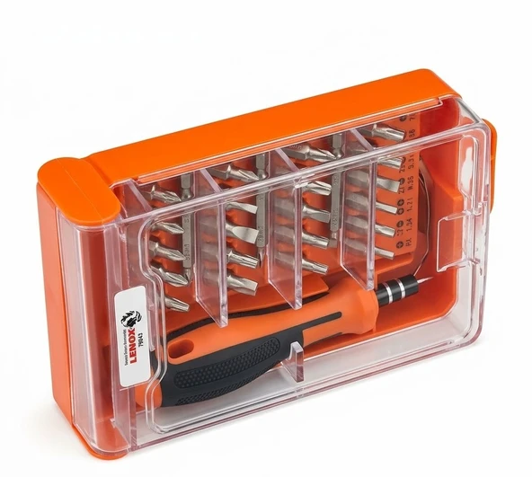 Lenox Tools LNX411 (32 parça) TELEFON TORNAVİDA SETİ - Resim 3