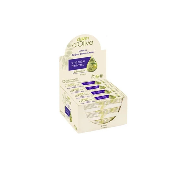 Dalan D'olive Onarıcı Yoğun Bakım Kremi 20 Ml 12 Adet Display Stand ürün görseli 1