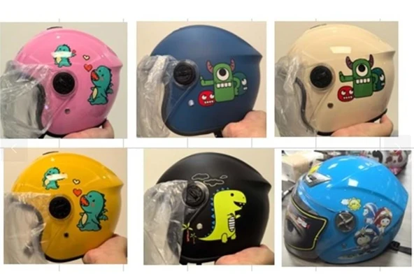 Kask Çocuk Model Çenesiz (Yazlık) ürün görseli 1