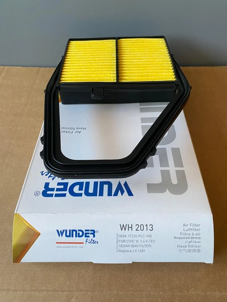 Wunder Wh2013 Hava Filtresi Civic Vıı 01-06 1.4 1.6 1.7 V-tec 2.0 Type-r 17220plc000 17220-plc-000 17220-plc-505 ürün görseli 1