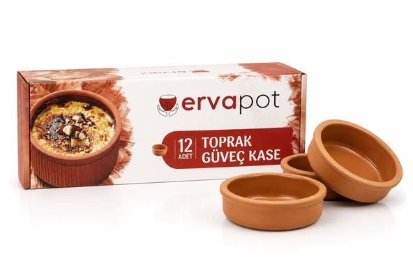 Ervapot Toprak Güveç Kase 12'li ürün görseli 1
