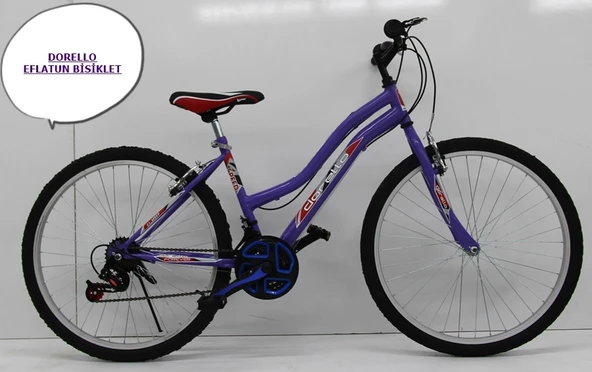 Dorello Eflatun Dorello Bisiklet 2600 Model 26 Jant Bisiklet 2640 Model 2600 Model Şehir Bisikleti Bayan Bisikleti  Kız Çocuk Bisiklet ürün görseli 1