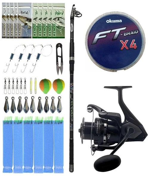 PTTAVM: Yek Outdoor Surf Olta Seti Kendo Legend 3.60m 80-180gr