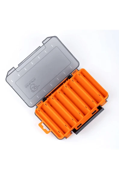 SHUFA Lure Box Çift Taraflı Kutu 110mm  ORANGE CHART - Resim 2