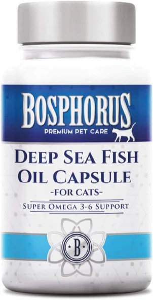 Bosphorus Kediler İçin Derin Deniz Balık Yağı Tablet (50 Tablet) ürün görseli 1
