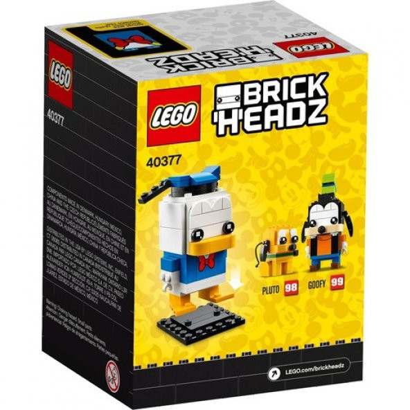 LEGO Brickheadz 40377 Donald Duck - Resim 3