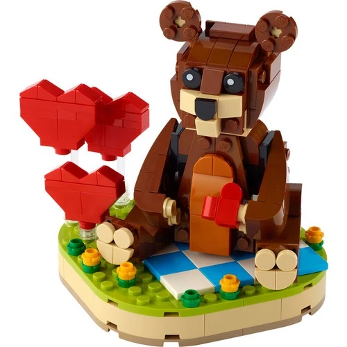 LEGO Seasonal 40462 Valentine's Brown Bear ürün görseli 1