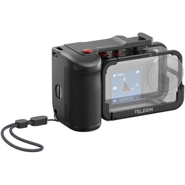 Telesin Djı Osmo Action 3/4/5 Pro Uyumlu Streetgrip Kit (Alüminyum Metal) ürün görseli 1