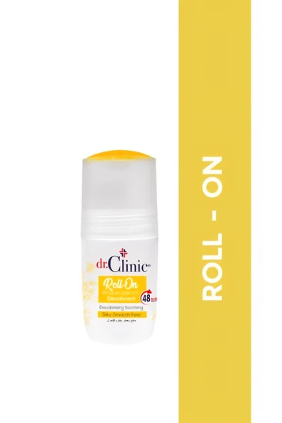 DR.CLİNİC ANTİPERSPİRANT DEO ROLL-ON UNİSEX SARI 75 ML ürün görseli 1
