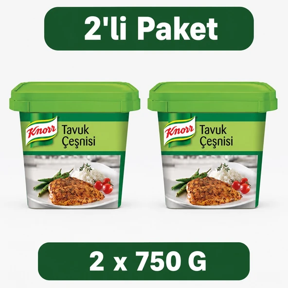 Knorr Tavuk Çeşnisi Yeni 750 Gr x 2 Adet - Profesyonel Tavuk Çeşnisi ürün görseli 1