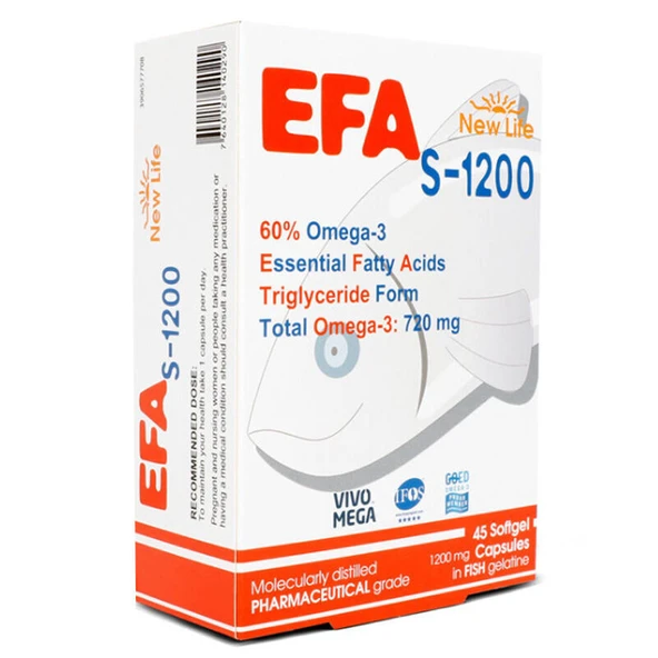 New Life S-1200 Omega 3 Takviye Edici Gıda 45 Kapsül ürün görseli 1