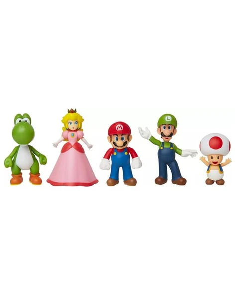 Süper Mario Ve Arkadaşları 5li Figür - Resim 3