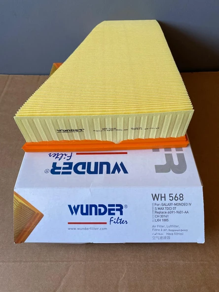 Wunder Wh568 Hava Filtresi Ford Galaxy Mondeo Iv S Max Tdcı 6g919601ad 1418883 1430237 1465170 1479059 1698684 6g919600ed 6g91-9601-aa 6g919601ab 6g919601ac 7g919601aa A1212e 30740955 ürün görseli 1