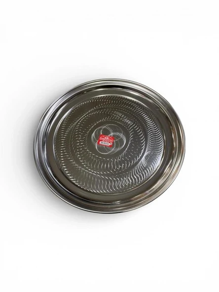 Emrullah Çelik Gri Yuvarlak Sini 35 cm ürün görseli 1