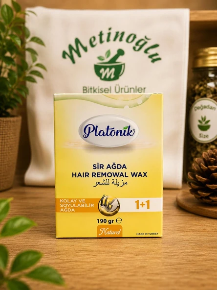 Platonik Cezve Ağda Natural 1+1 190 Gr ürün görseli 1