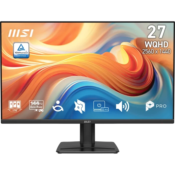 MSI PRO MP275Q E14 27 2560x1440 WQHD 144Hz 4ms HDMI DP RJ45 AMD FreeSync IPS Monitör ürün görseli 1