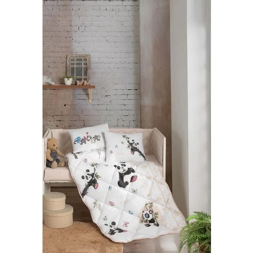 Clasy Ranforce Bebek Uyku Seti Panda V1 Bej ürün görseli 1