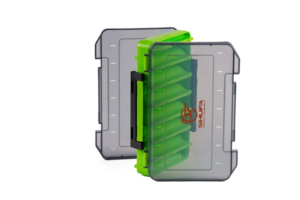 SHUFA Lure Box Çift Taraflı Kutu 130mm  ORANGE CHART - Resim 5