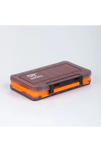SHUFA Lure Box Çift Taraflı Kutu 130mm  ORANGE CHART - Resim 4