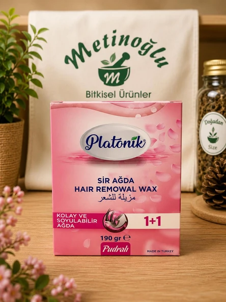 Platonik Cezve Ağda Pudralı 1+1 190 Gr ürün görseli 1
