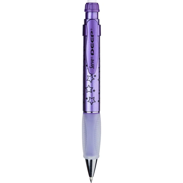 Serve Deep Versatil Kalem (Mekanik Kurşun Kalem) 0.7Mm Metalik Mor Yıldız SV-DEEP-07-DMMOR ürün görseli 1