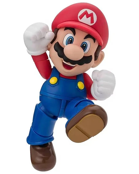 Süper Mario Süper Mantar ve Mario Figürü - Resim 2