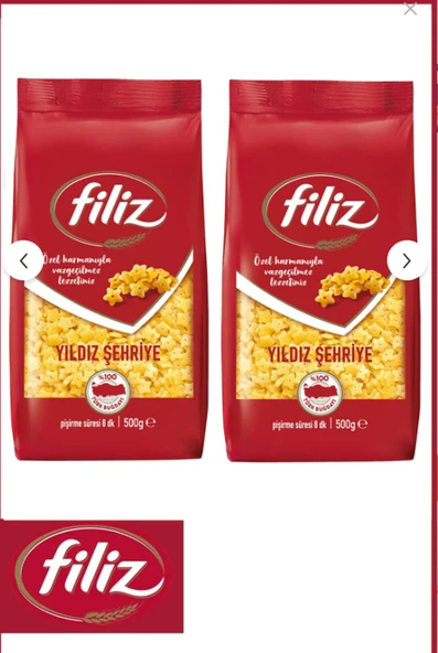 FİLİZ Yıldız Şehriye  Özel Harman 500 Gr 2 Adet ürün görseli 1