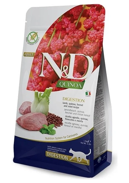 N&d Quinoa Digestion Kuzu Yetişkin Kedi Maması 1.5 kg ürün görseli 1