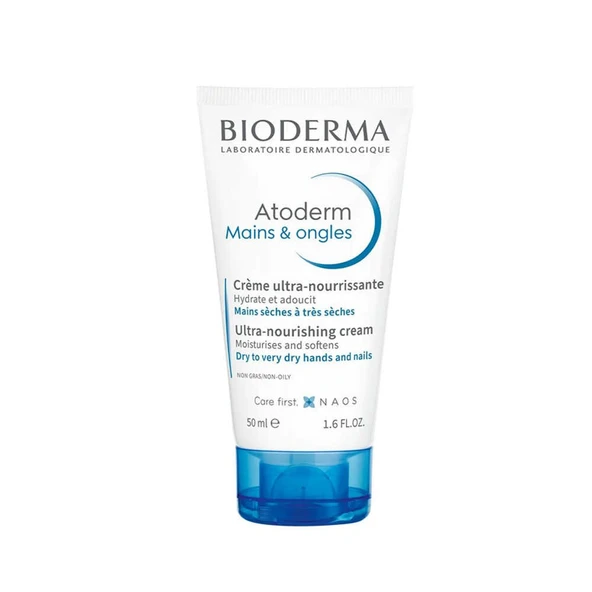 Bioderma Atoderm Mains & Ongles Nemlendirici El ve Tırnak Bakım Kremi 50 ml ürün görseli 1