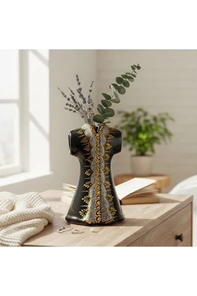 sharp&art ÇİNİ KAFTAN, %100 EL İŞLEMESİ, ÖZEL ÜRETİM, DETAYLI İŞÇİLİK, 3 FARKLI RENK SEÇENEĞİ Lacivert-Kırmızı ürün görseli 1