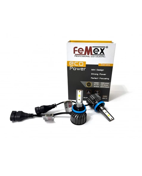 FEMEX Toyota Auris E18 Makyajlı 2015-2019 SİS FAR LED AYDINLATMA H16 ECO POWER ürün görseli 1