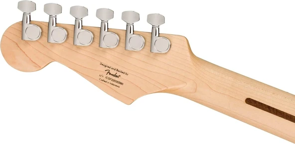 Squier Sonic Stratocaster Hard Tail Akçaağaç Klavye Arctic White Elektro Gitar - Resim 5