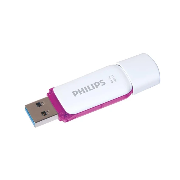 PHILIPS 64GB USB Bellek, 3.0 Snow Mor/Beyaz - FM64FD75B/00 ürün görseli 1