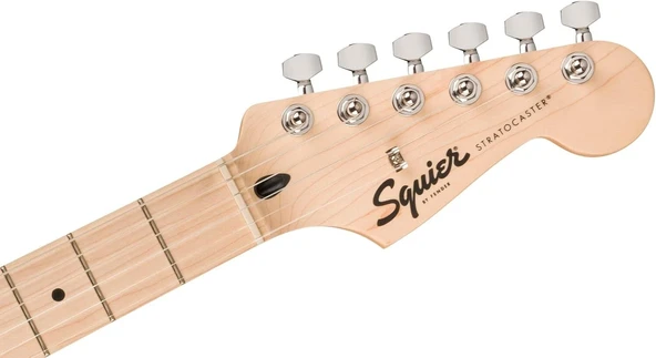 Squier Sonic Stratocaster Hard Tail Akçaağaç Klavye Arctic White Elektro Gitar - Resim 6