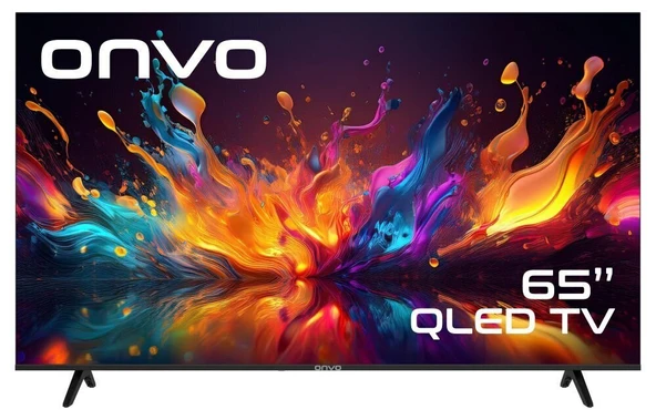 Onvo 65OVF9250UQ 4K Ultra HD 65" 165 Ekran Uydu Alıcılı Google Smart QLED TV ürün görseli 1