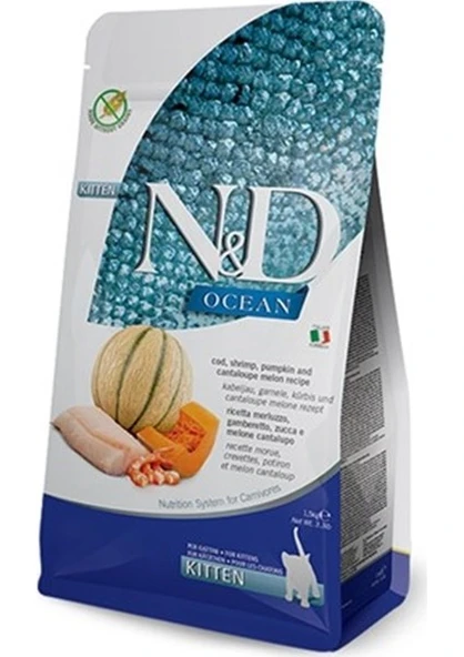 N&D Nd Ocean Morina Kitten Tahılsız Kedi Maması 5 Kg ürün görseli 1