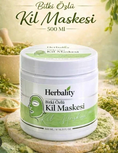 Herbality Bitki Özlü Kil Maskesi 500 Ml ürün görseli 1